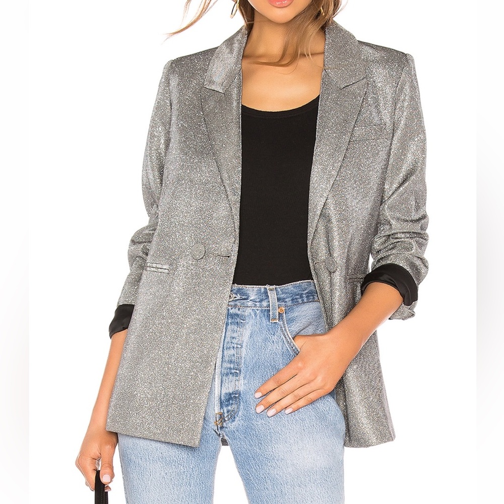 Anine Bing glitter blazer